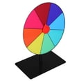 thumbnail image 2 of Miangastore Roue de Prix Rotative Effaçable à Sec pour Fêtes et Jeux Roue de Roulette de Table pour Activités en Classe Toupie de Jeu Portable Réutilisable, 2 of 9
