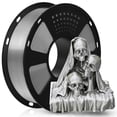 thumbnail image 2 of Geeetech 3D Printer Silk Silver PLA Filament 1.75mm,Metal-like Shiny Consumable 1kg (2.2lbs) 1 Spool, 2 of 7