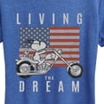 thumbnail image 3 of Peanuts - Living the Dream Snoopy - Women's Short Sleeve Graphic T-Shirt, 3 of 6