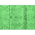 thumbnail image 1 of Ahgly Company Indoor Rectangle Oriental Emerald Green Modern Area Rugs, 8' x 10', 1 of 4