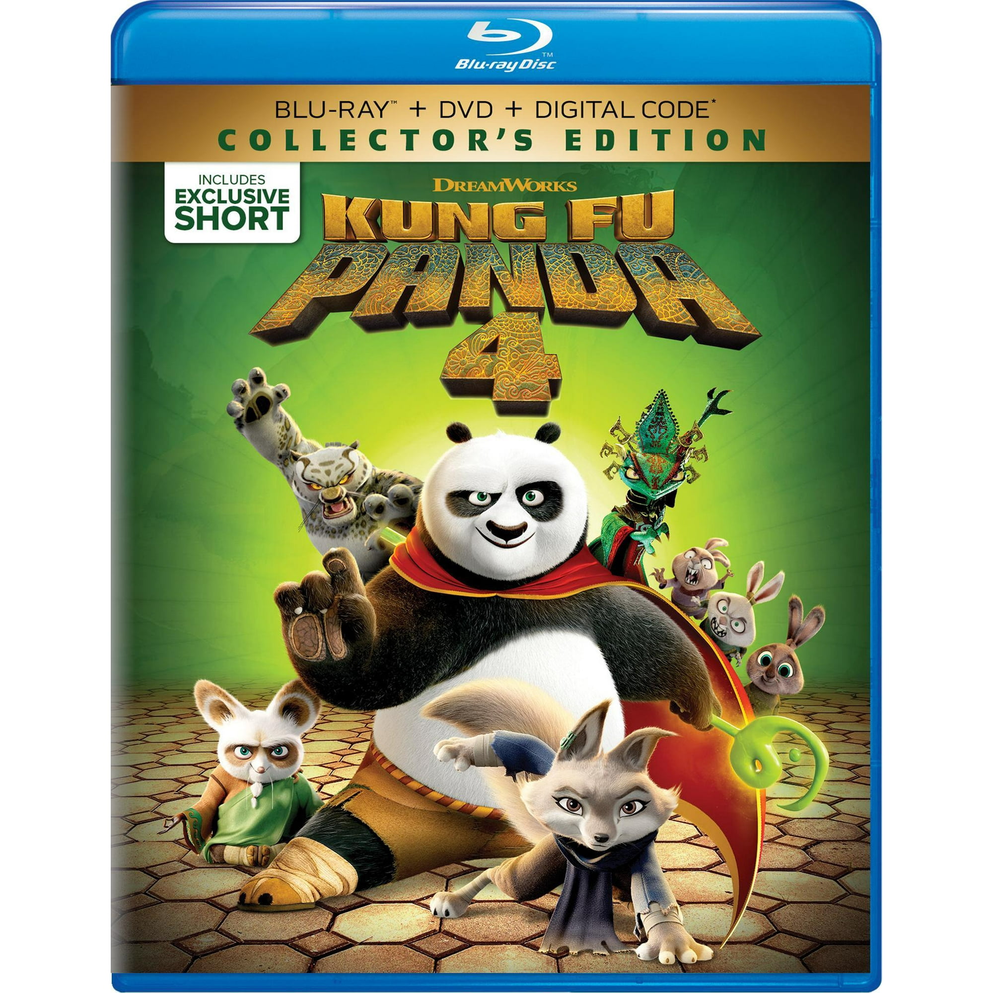 Kung Fu Panda 4 (Blu-ray + DVD + Digital Copy)