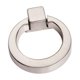 thumbnail image 1 of Tirador circular para puerta de gabinete con forma de anillo cepillado, 1 of 5