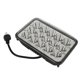 thumbnail image 4 of 4Pcs 4 X 6 Inch LED Headlight with Wiring Harness LED Headlamp Replacement for Freightliner FLD120 112 FLD Peterbilt DC12V, 4 of 5