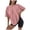v#51Pink205, variant on Rggeeun Women'S Shirts Plus Size Loose Flowy Solid Color Wide Half Sleeve Crew Neck Soft Breathable Smooth for Summer Play Sports Leisure Tshirts,Gray,L