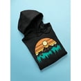 thumbnail image 2 of Sunset Mountain Graphic Hoodie Women's, 2 of 4