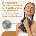 thumbnail image 2 of Toalla de ducha exfoliante Blissal 2 en 1 para cuerpo y rostro, 2 of 7