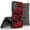 Red Camouflage, variant on Armor Kombo Holster Rugged Cover Designed For Samsung Galaxy A03S Case Transparent Clear And Skull Series