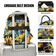 thumbnail image 3 of FORMRS Mini Backpack Purse for Women Quilted Travel Daypack Casual Shoulder Bag, Sunflower Butterfly Pattern, 3 of 7