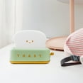thumbnail image 2 of Edgergery Toaster Reading Light for Desktop,Rechargeable Small Lamp with Smile Face Toast Bread Cute Toaster Shape Room Decor Night Light for Bedroom,Bedside,Living Room,Dining,Desk, 2 of 5