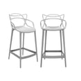 thumbnail image 1 of Heavenly Collection White Plastic Counter Stool, 1 of 7