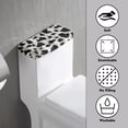 thumbnail image 3 of Renewold Cow Print Toilet Tank Lid Cover for Bathroom Decor, Washable Stretchable Dust Cover for Toilets Tanks, Fits Most Standard Toilets Tanks, Black & White, 3 of 6
