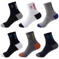 thumbnail image 5 of 5 pares de calcetines deportivos para hombre de primavera y otoño ocio de verano absorbente de sudor cómodo fino transpirable baloncesto Meias EU 38-47, 5 of 5