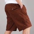 thumbnail image 4 of Ceisia Men's Printed Casual Sports Shorts Summer Loose Straight-Leg 5-Inch Shorts with All-Over Print Coffee XXXXXL Gifts, 4 of 6