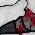 thumbnail image 6 of HUPOM Women Underwear Cotton Underwear Briefs Activewear None Seamless Waistband Red S, 6 of 8