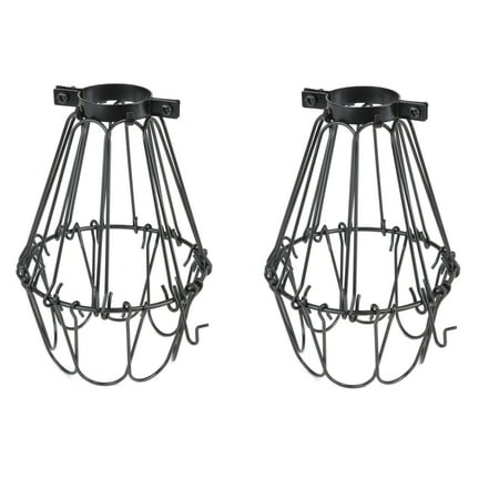 Artifact Design Vintage Style Black Hanging Pendant Light Artifact Design Vintage Style Black Hanging Pendant Light Fixture Metal Wire Cage Lamp Guard