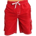 thumbnail image 1 of NORTY Big Boys Swim Trunks Child Male Board Shorts Bathing Suit Red 10-12, 1 of 5