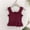 Wine, variant on BRGZLK Toddler Girls Wide Strap Top Summer Solid Color Knitted Stretch Camisole Kids Casual Button Front Ruffled Sports Tank Top Pink 8-9 Years