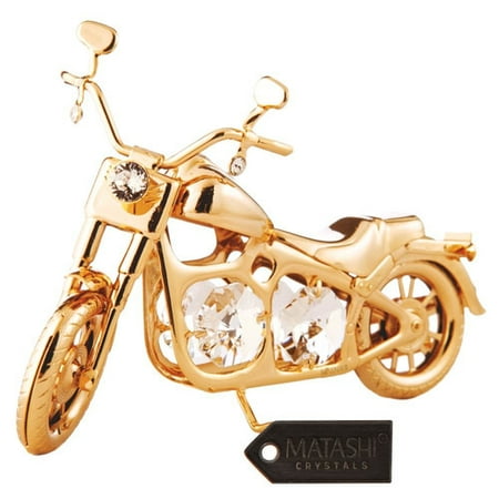 matashi 24k gold plated chopper motorcycle ornament with christmas tree shop weekly ads