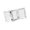 Grey white, variant on WINDLAND Solid Wood Triplicate Photo Frame Vertical Orientation Perfect For Displaying Family Portraits Together