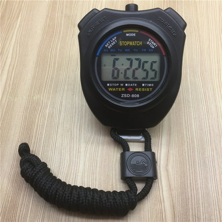 Houkiper Classic Waterproof Digital Professional Handheld LCD Watch