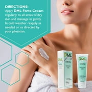 DML Forte Moisturizing Cream with Panthenol, For Hands Face and Body, Hypoallergenic Non-Comedogenic Fragrance Free, 4 oz