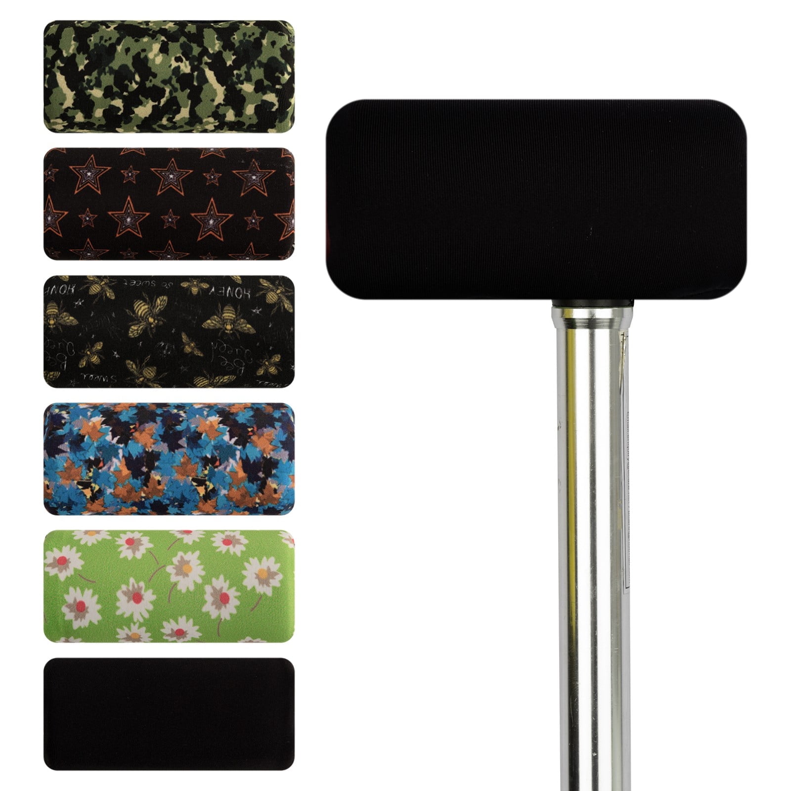 CAVENDY Cane Padded Cover T-Handle Pads Non-Slip Cane Pad for Walking Crutch Hand Grip Accessories