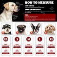thumbnail image 2 of 2PCS Dog Muzzles, Soft Muzzle for Small Dogs to Prevent Biting Barking Eating Chewing, Adjustable Air Mesh Breathable Dog Mouth Guard for Grooming, 2 of 9