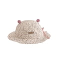thumbnail image 2 of Aojekbee Baby Girl Sun Hat, Cute Floral Bow Wide Brim Hat Newborn Bucket Hat for Casual Daily, 2 of 6