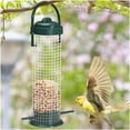 thumbnail image 6 of sruoe Bird Feeder, Hanging Bird Feeders Outdoor, Weatherproof Open Platform Bird Feeders, Decoration Wild Feeders for Outside, Garden, Patio, Yard, Deck, Metal, 6 of 6