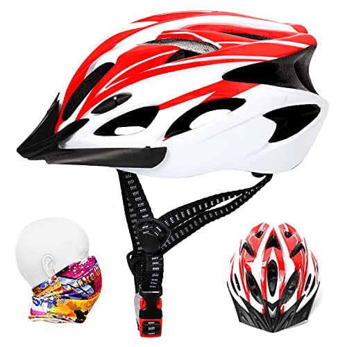 Unisex Cycling Bike Bicycle Safety Helmet Road MTB Bike Helmet with Lens 57-62cm 