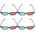 thumbnail image 3 of BRIGHTFUFU 4 Uds gafas de plástico gafas 3D gafas universales de película para proyector de TV, 3 of 8