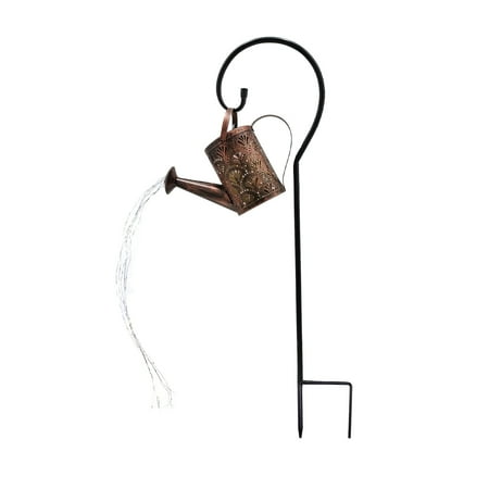 

Lacyie Solar Light Retro Wrought Iron Shower Lamp Lawn Decor
