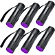 thumbnail image 1 of Paquete de 6 linternas JM luz negra ultravioleta UV 9 LED lámpara para exteriores, 1 of 5
