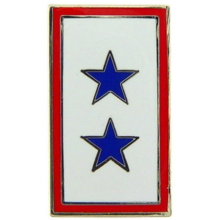 Family Member In Service Pin Two Stars 7/8