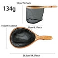 thumbnail image 3 of Fly Fishing Landing Net Collapsible Micro Mesh Rubber Coated Wooden Handle Trout Stream River Catch Release Lightweight Durable, 3 of 7