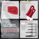thumbnail image 5 of Juego de utensilios de cocina de hierro fundido Cuisinel - Kit de 9 piezas precuradas: Sartén de 25 cm y 30 cm + Tapas de vidrio + Bandeja para pizza + Organizador de bandejas + Fundas de silicona par, 5 of 5