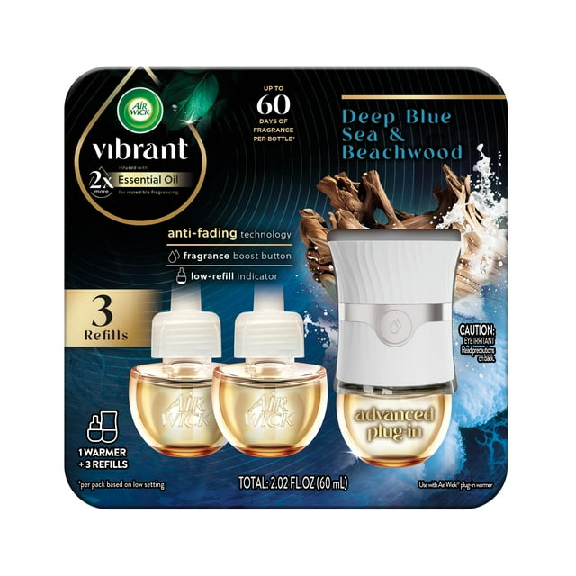 Air Wick Plug In Scented Oil Advanced 1+3 Starter Kit