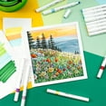 thumbnail image 3 of 96 Pack Ohuhu Alcohol-based Markers Brush Tip: Double Tipped Art Marker Set for Artists Adults Coloring Drawing Sketching - Brush Chisel Dua, 3 of 9