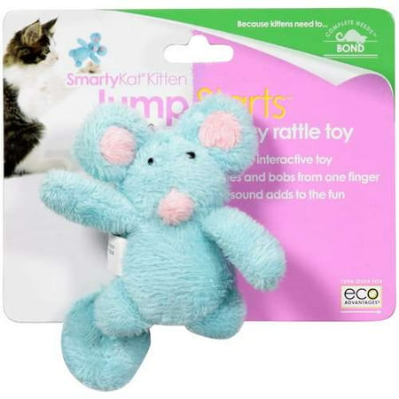 Smartykat Kitten: Jumpstarts Bouncy Teddy Bear Rattle Toy, 1 ct