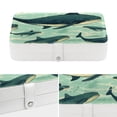 thumbnail image 4 of Whale PU Leather Jewelry Box Necklace Organizer with Removable Compartment and Storage Box - Portable Beauty Organizer, 4 of 6