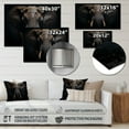 thumbnail image 4 of Designart "Elephant Silent II" Animals Metal Wall Art Prints, 4 of 5