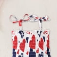 thumbnail image 4 of KPOPLK 4th of July Toddler Dress Outfit Unicorn American Flag Dress Patriotic Independence Memorial Day Dress Summer Clothes(4-5 Years,Watermelon Red), 4 of 5