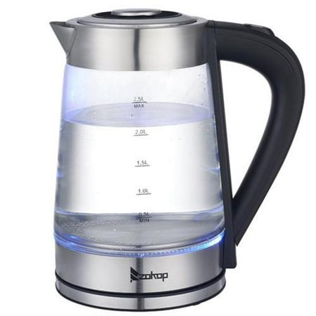 

HD-250 110V 1500W 2.5L Electric Kettle with Blue Glass