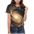 thumbnail image 1 of T-shirts d'Été à Manches Courtes pour Garçons, Col Rond, T-Shirt Imprimé, Tout-Petits Filles 3 à 14 Ans 1 Pce, 1 of 8