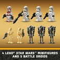 thumbnail image 5 of LEGO Star Wars Clone Trooper & Battle Droid Battle Pack Set for Kids, Buildable Toy Speeder Bike Vehicle, Tri-Droid and Defensive Post, Collectible, Gift for Boys and Girls Aged 7 and Up, 75372, 5 of 9