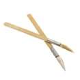 thumbnail image 2 of Miangastore 2pcs Wood Handle Agate Burnisher Crafts Sliver Jewelry Polishing Tool, 2 of 9