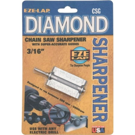 - EZE-LAP CSG 3/16 Chainsaw Sharpener with Super Accurate Guide Multi-Colored