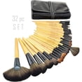 thumbnail image 4 of Sculptor 32 Piece fine Wooden Makeup Brush Set, 4 of 10
