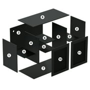 REPTI ZOO Storage Cabinet Terrarium Stand 48 x 24 x 30 for Large Wide Reptile Tanks