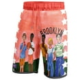 thumbnail image 2 of Unisex NBA & KidSuper Studios by Fanatics Black Brooklyn Nets Hometown Shorts, 2 of 4